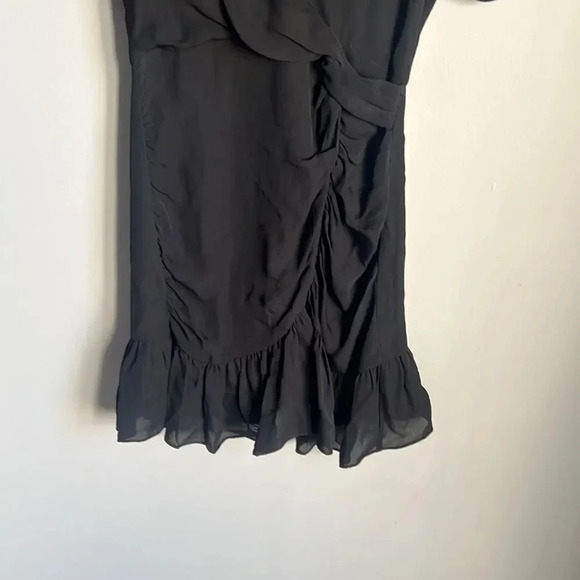 NEW PARKER Krislyn Ruffled Silk Mini A-Line Dress - Picture 7 of 13